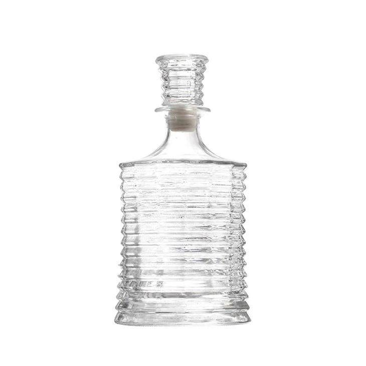 Bottiglia de vetro retonda de disegno unico 500ML